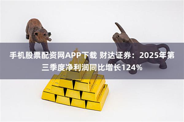 手机股票配资网APP下载 财达证券：2025年第三季度净利润同比增长124%