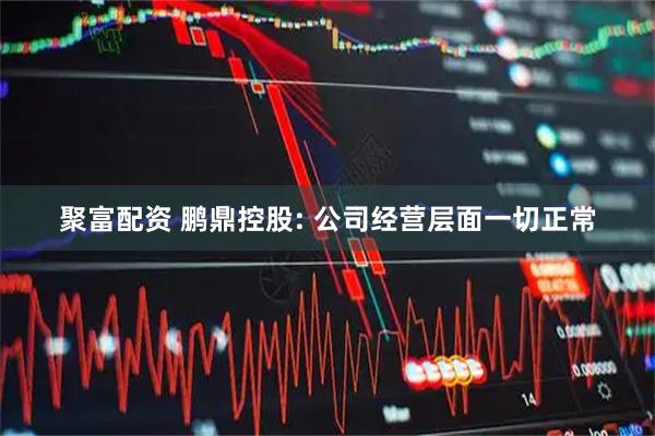 聚富配资 鹏鼎控股: 公司经营层面一切正常